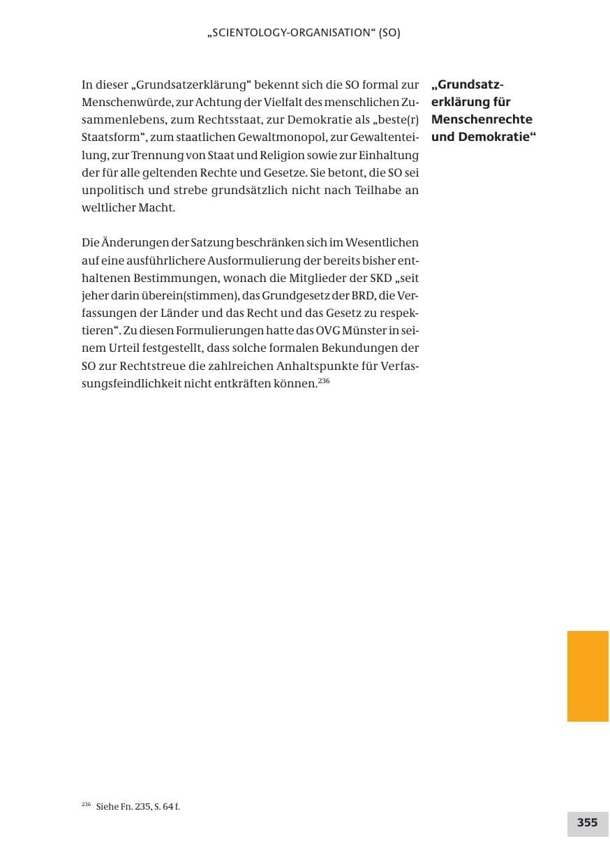 Seite 355 des Verfassungsschutzbericht 2008 Bund