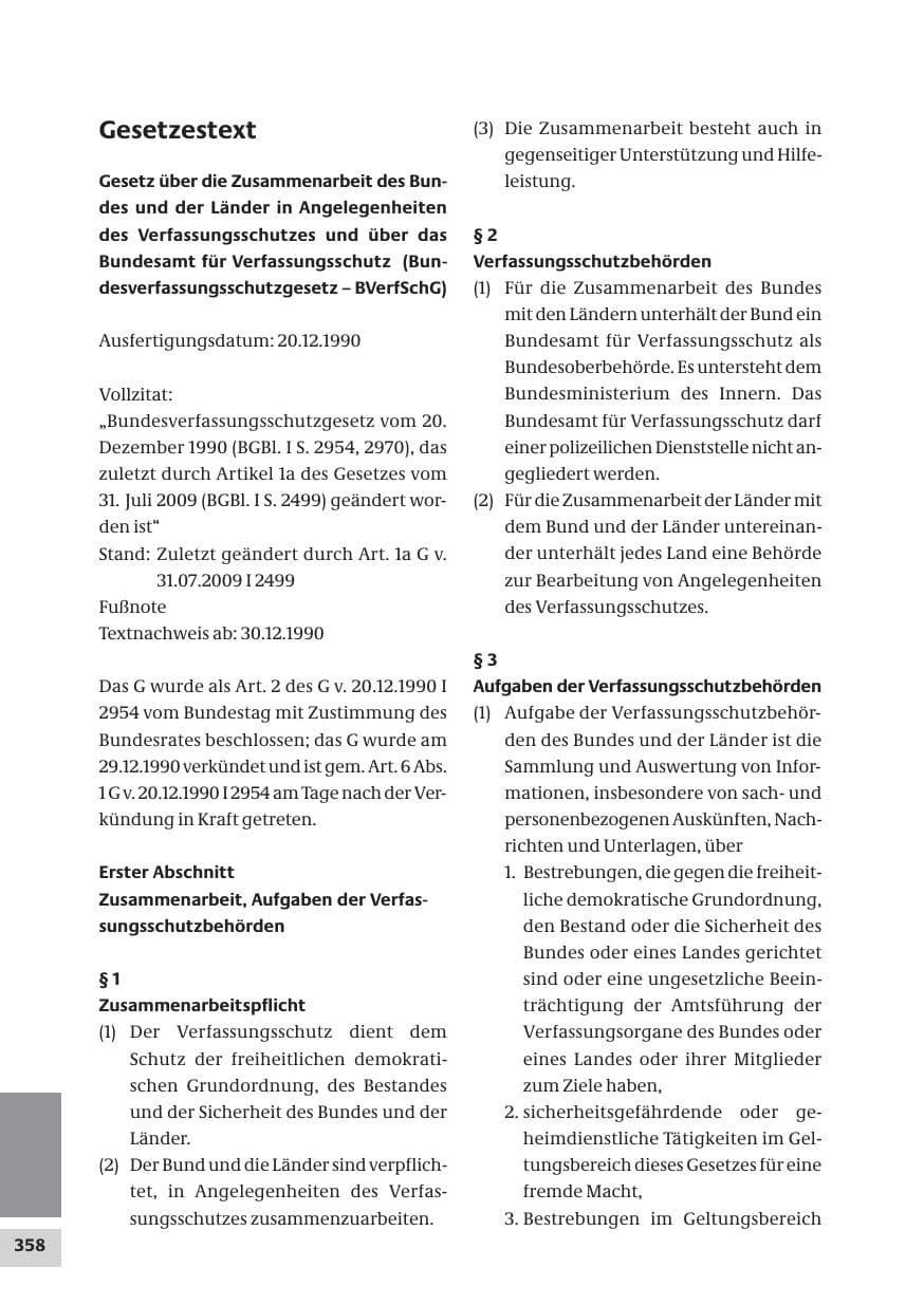 Seite 358 des Verfassungsschutzbericht 2008 Bund