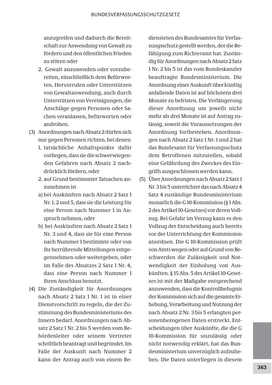Seite 363 des Verfassungsschutzbericht 2008 Bund