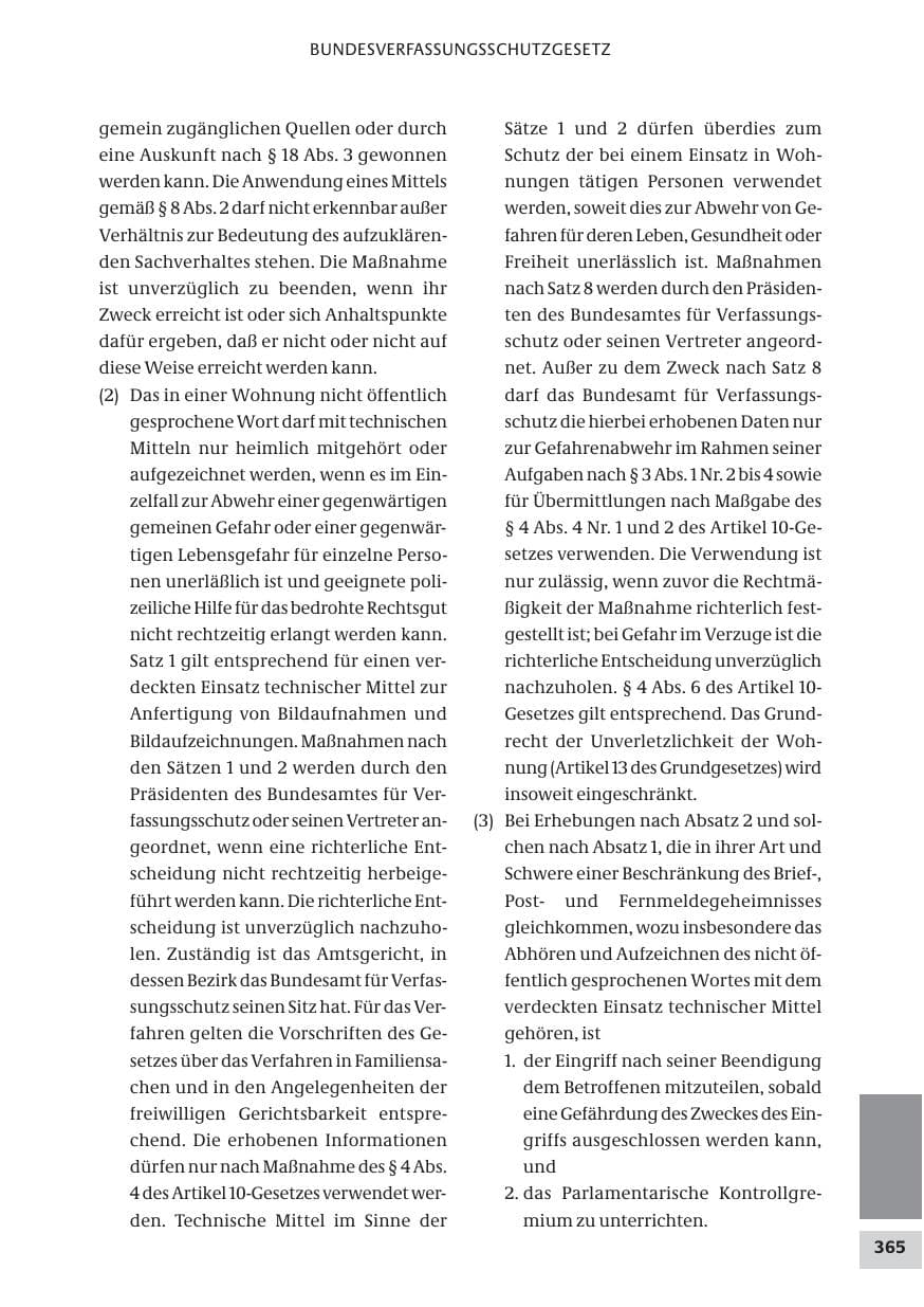 Seite 365 des Verfassungsschutzbericht 2008 Bund