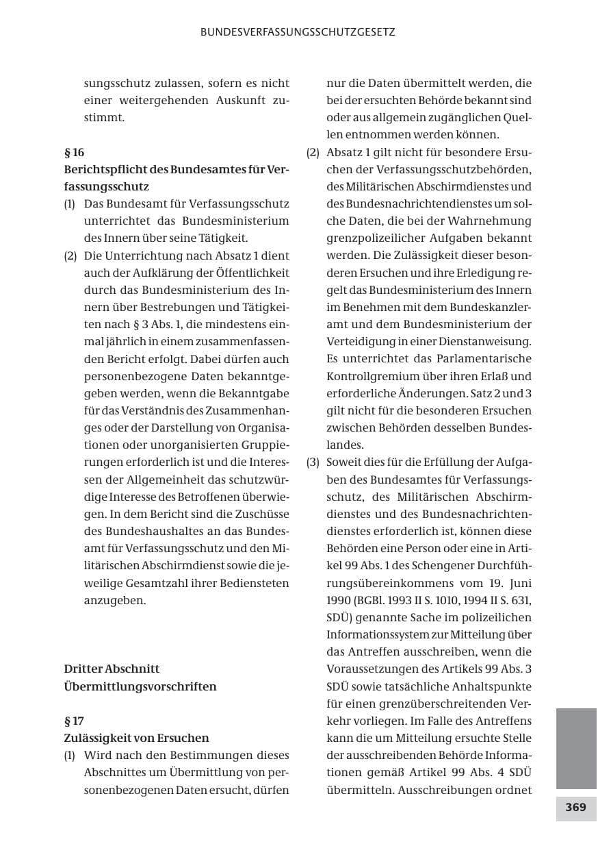 Seite 369 des Verfassungsschutzbericht 2008 Bund