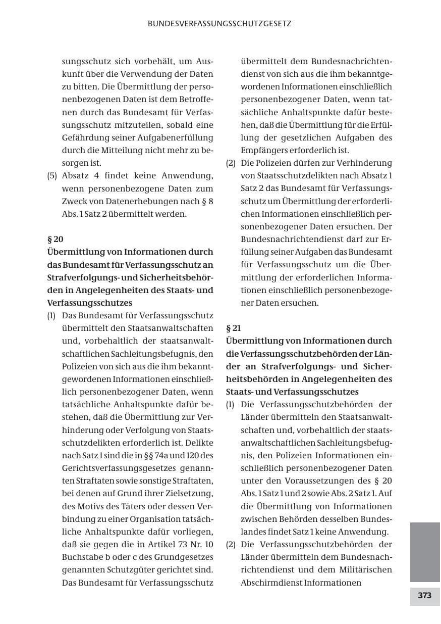 Seite 373 des Verfassungsschutzbericht 2008 Bund