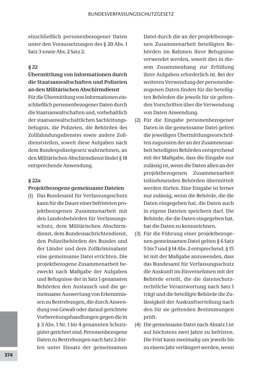 Seite 374 des Verfassungsschutzbericht 2008 Bund