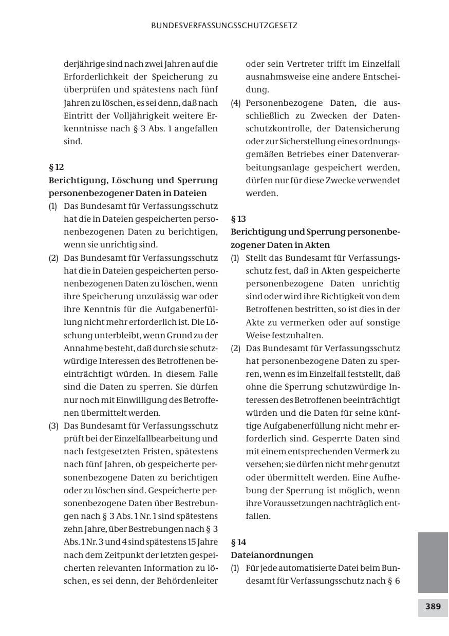 Seite 389 des Verfassungsschutzbericht 2009 Bund