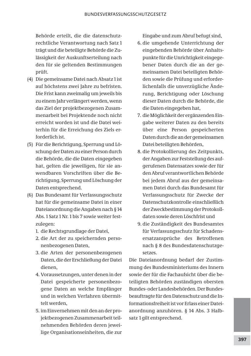 Seite 397 des Verfassungsschutzbericht 2009 Bund