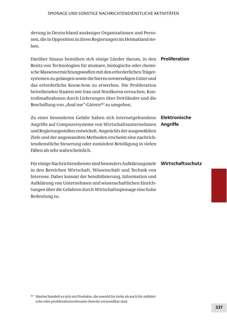Seite 337 des Verfassungsschutzbericht 2010 Bund