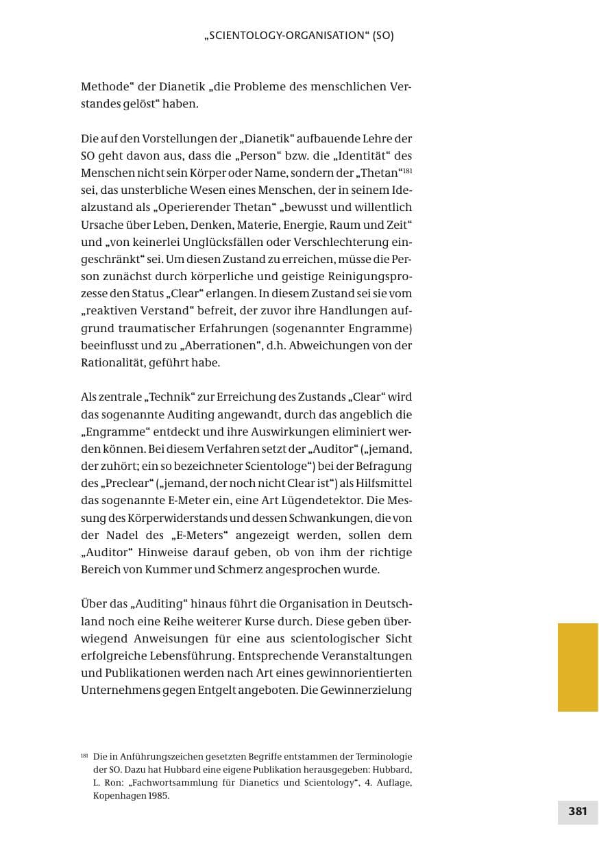Seite 381 des Verfassungsschutzbericht 2010 Bund