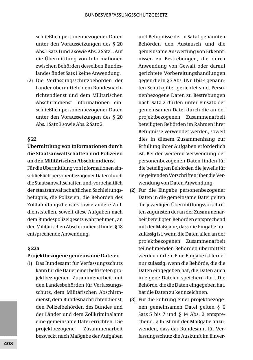 Seite 408 des Verfassungsschutzbericht 2010 Bund