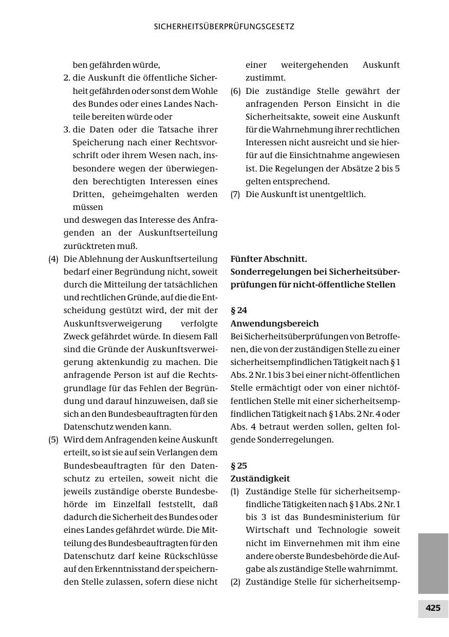 Seite 425 des Verfassungsschutzbericht 2010 Bund