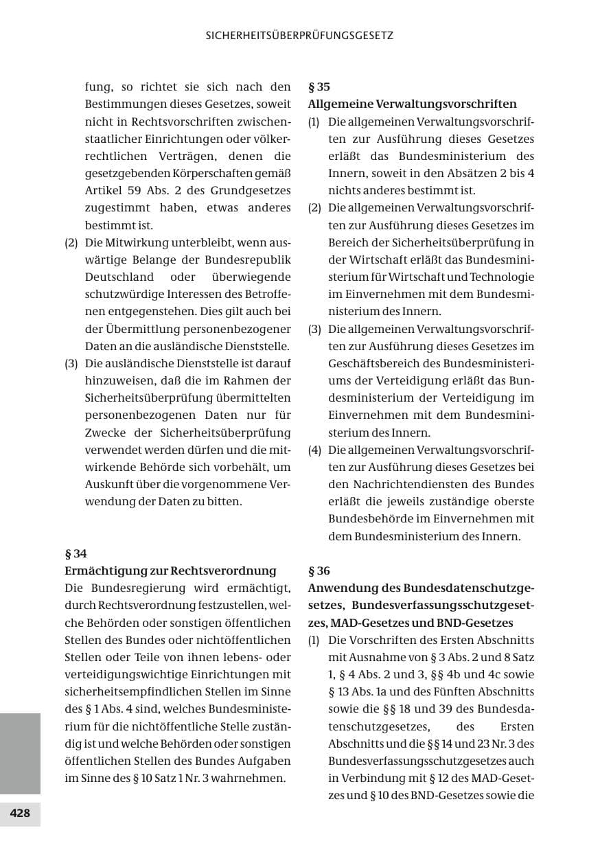 Seite 428 des Verfassungsschutzbericht 2010 Bund
