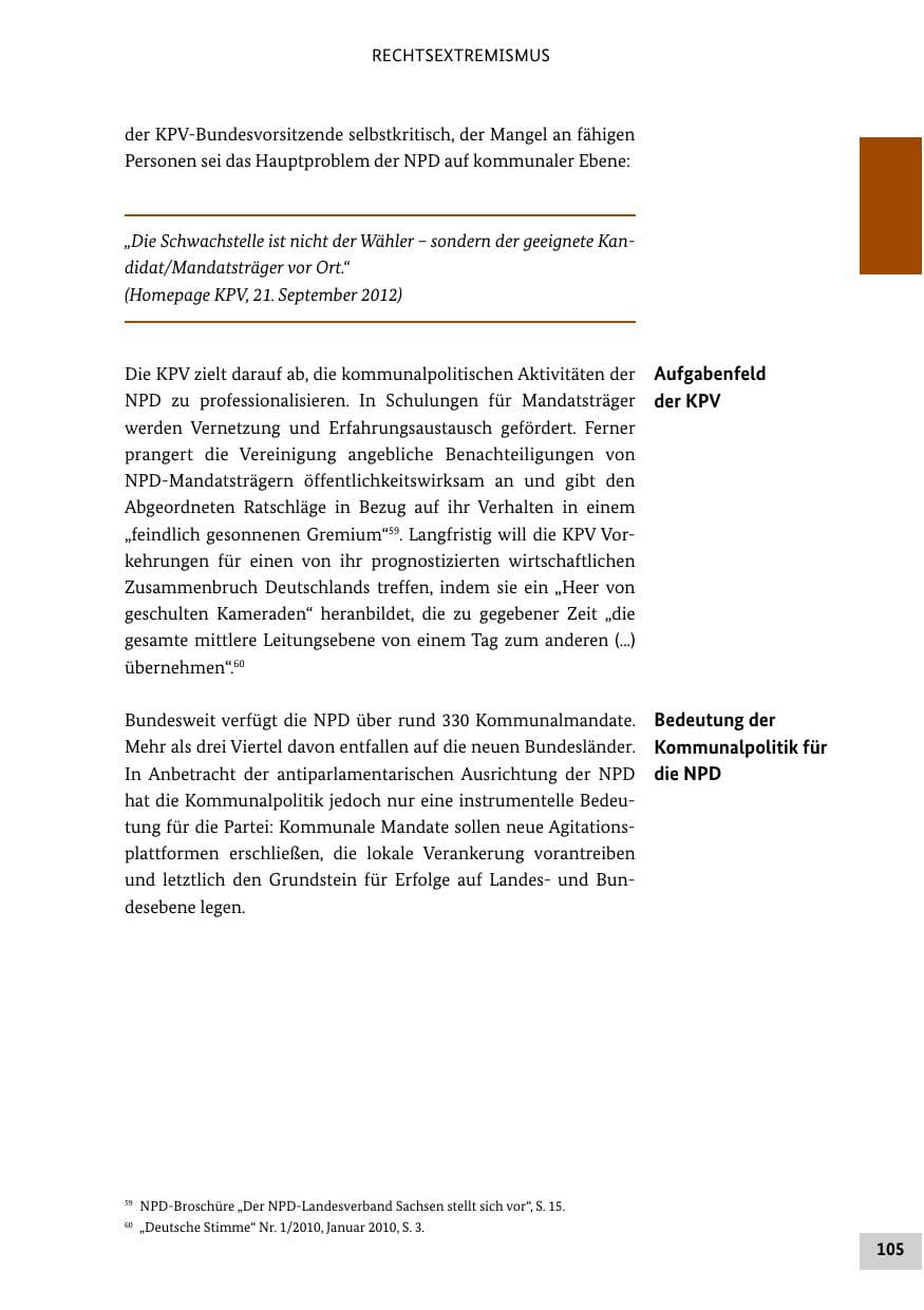 Seite 104 des Verfassungsschutzbericht 2012 Bund