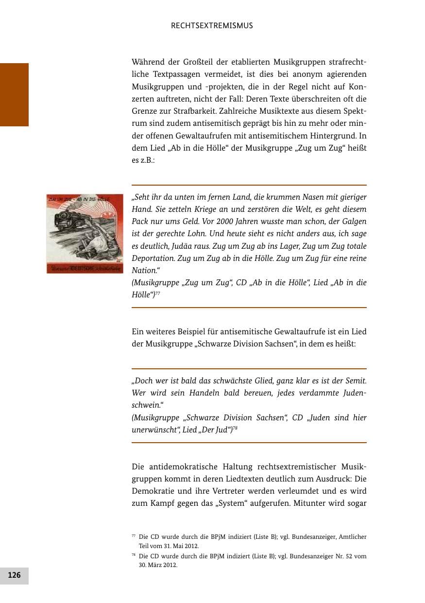 Seite 125 des Verfassungsschutzbericht 2012 Bund