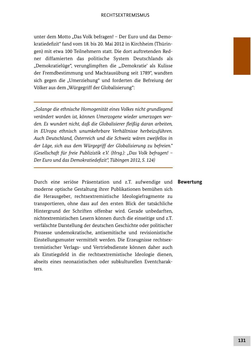Seite 130 des Verfassungsschutzbericht 2012 Bund