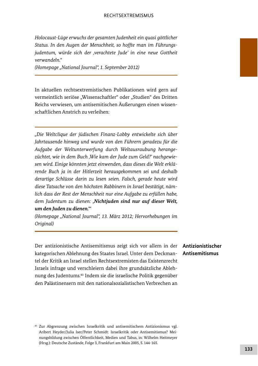 Seite 132 des Verfassungsschutzbericht 2012 Bund