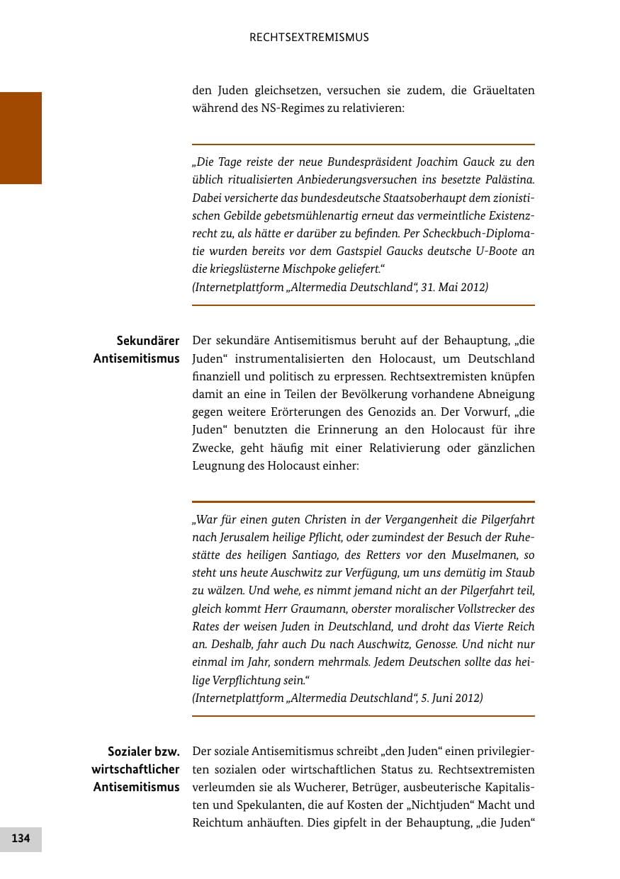 Seite 133 des Verfassungsschutzbericht 2012 Bund