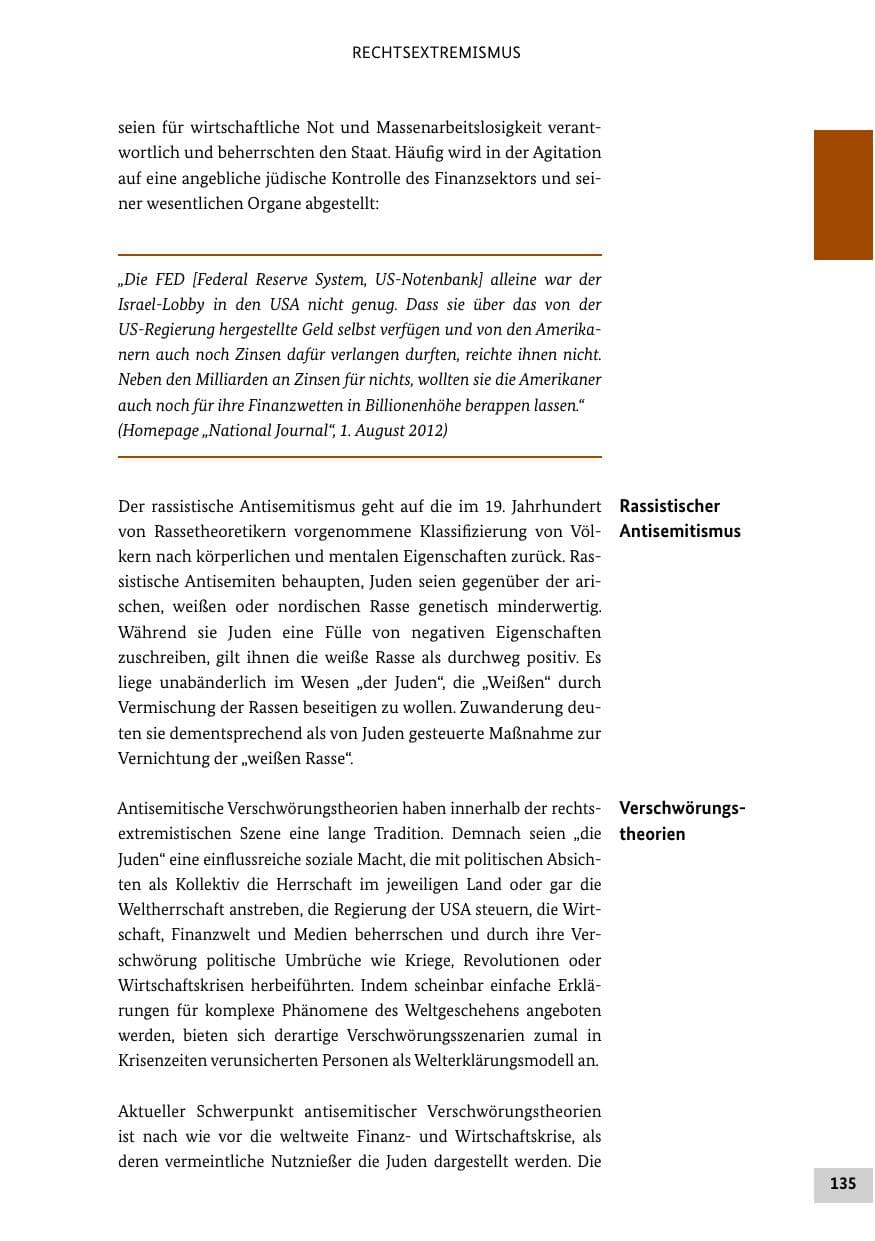 Seite 134 des Verfassungsschutzbericht 2012 Bund
