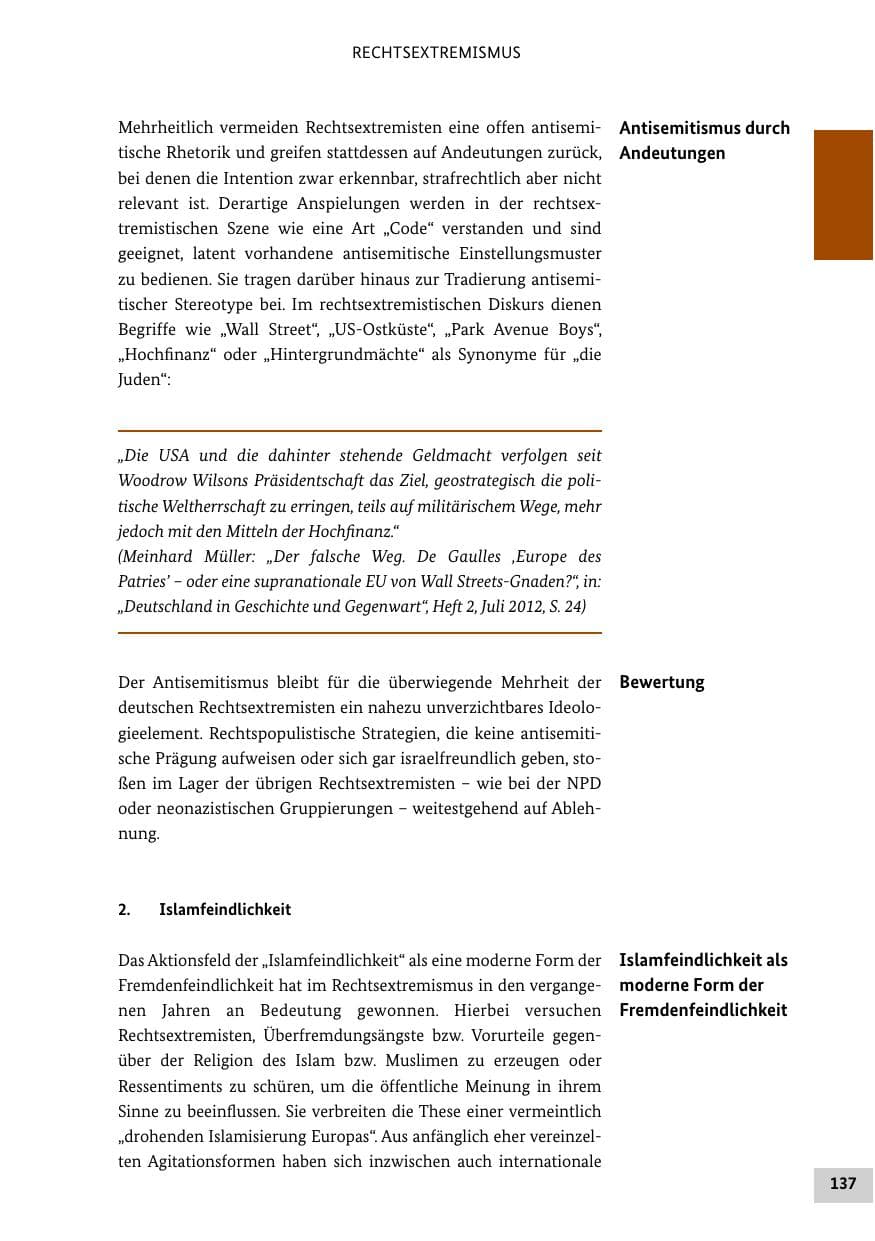 Seite 136 des Verfassungsschutzbericht 2012 Bund