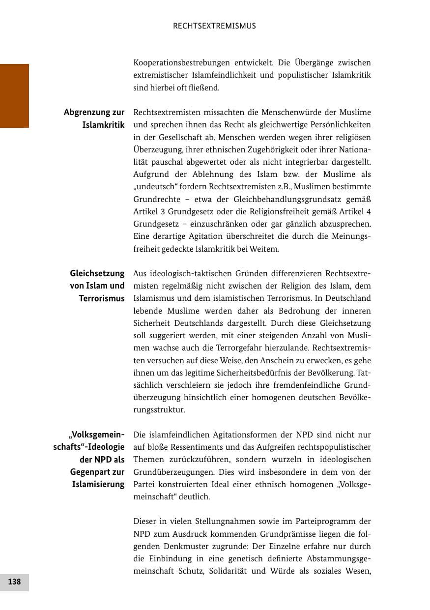 Seite 137 des Verfassungsschutzbericht 2012 Bund