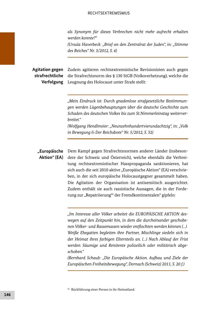 Seite 145 des Verfassungsschutzbericht 2012 Bund