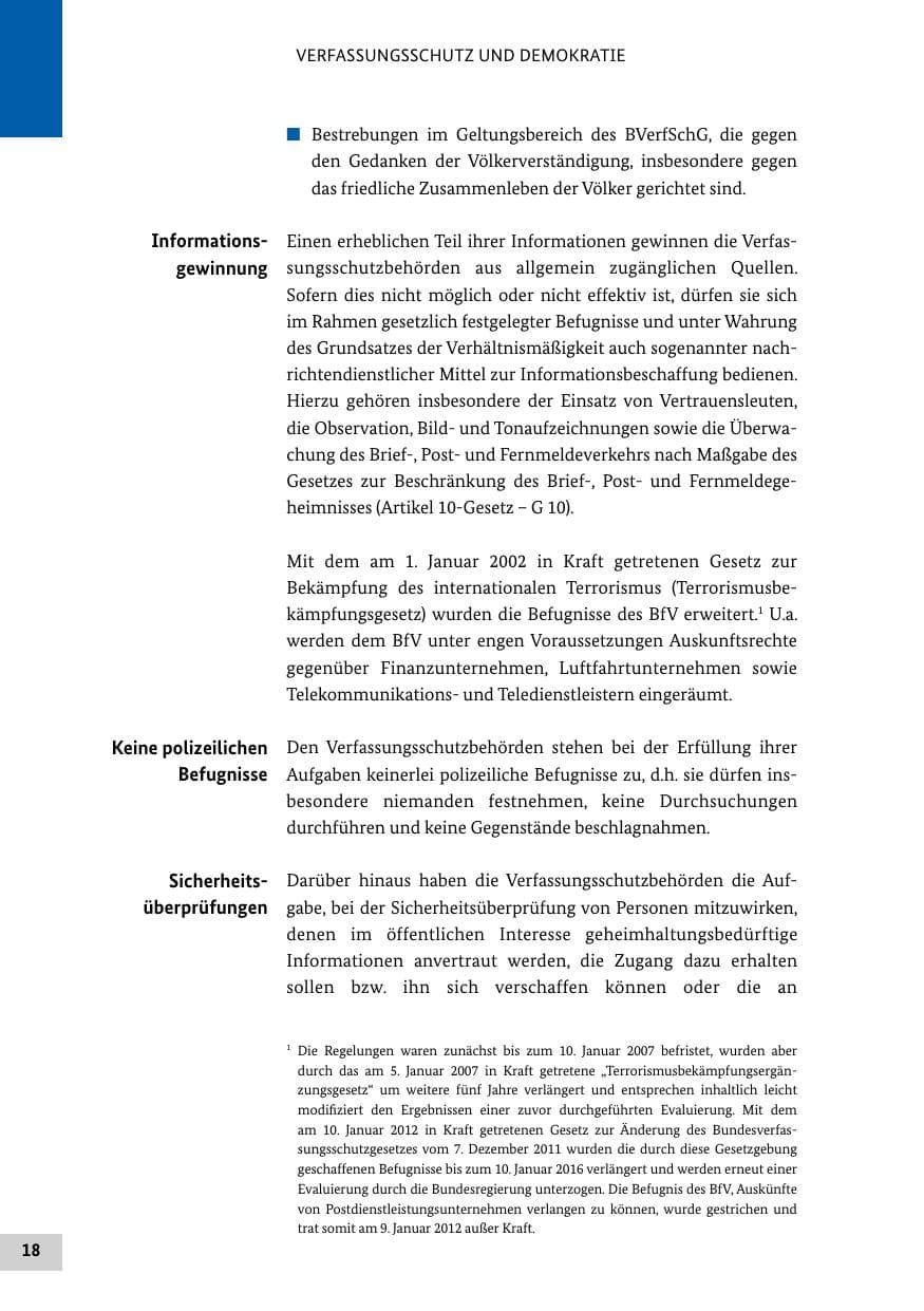 Seite 17 des Verfassungsschutzbericht 2012 Bund