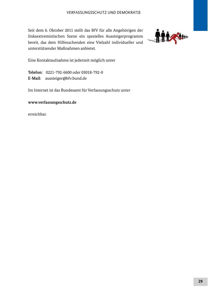 Seite 28 des Verfassungsschutzbericht 2012 Bund
