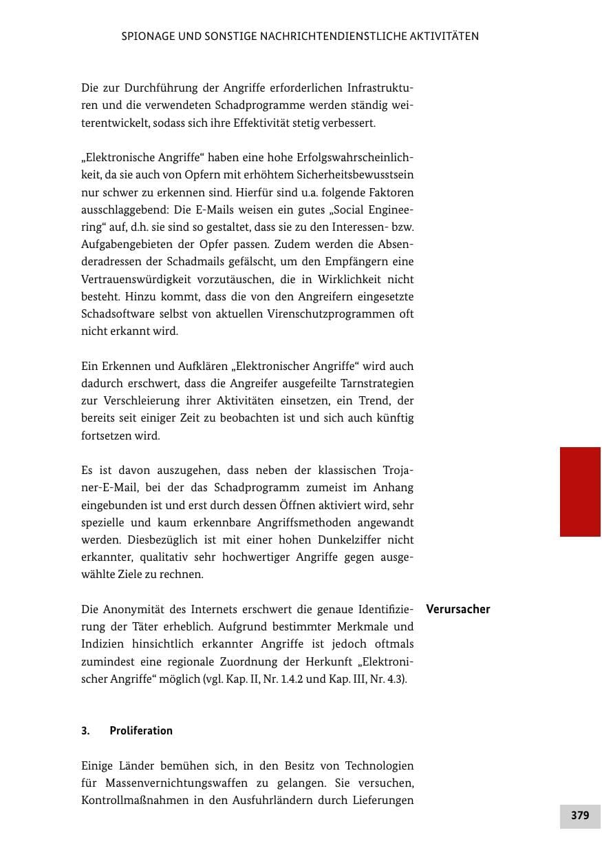 Seite 378 des Verfassungsschutzbericht 2012 Bund