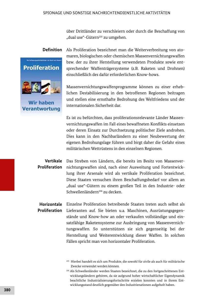 Seite 379 des Verfassungsschutzbericht 2012 Bund