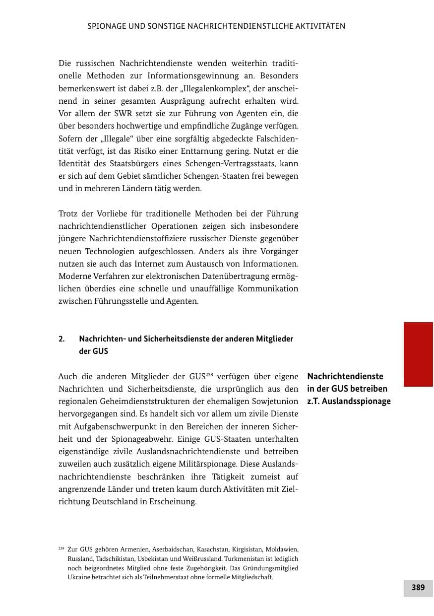 Seite 388 des Verfassungsschutzbericht 2012 Bund