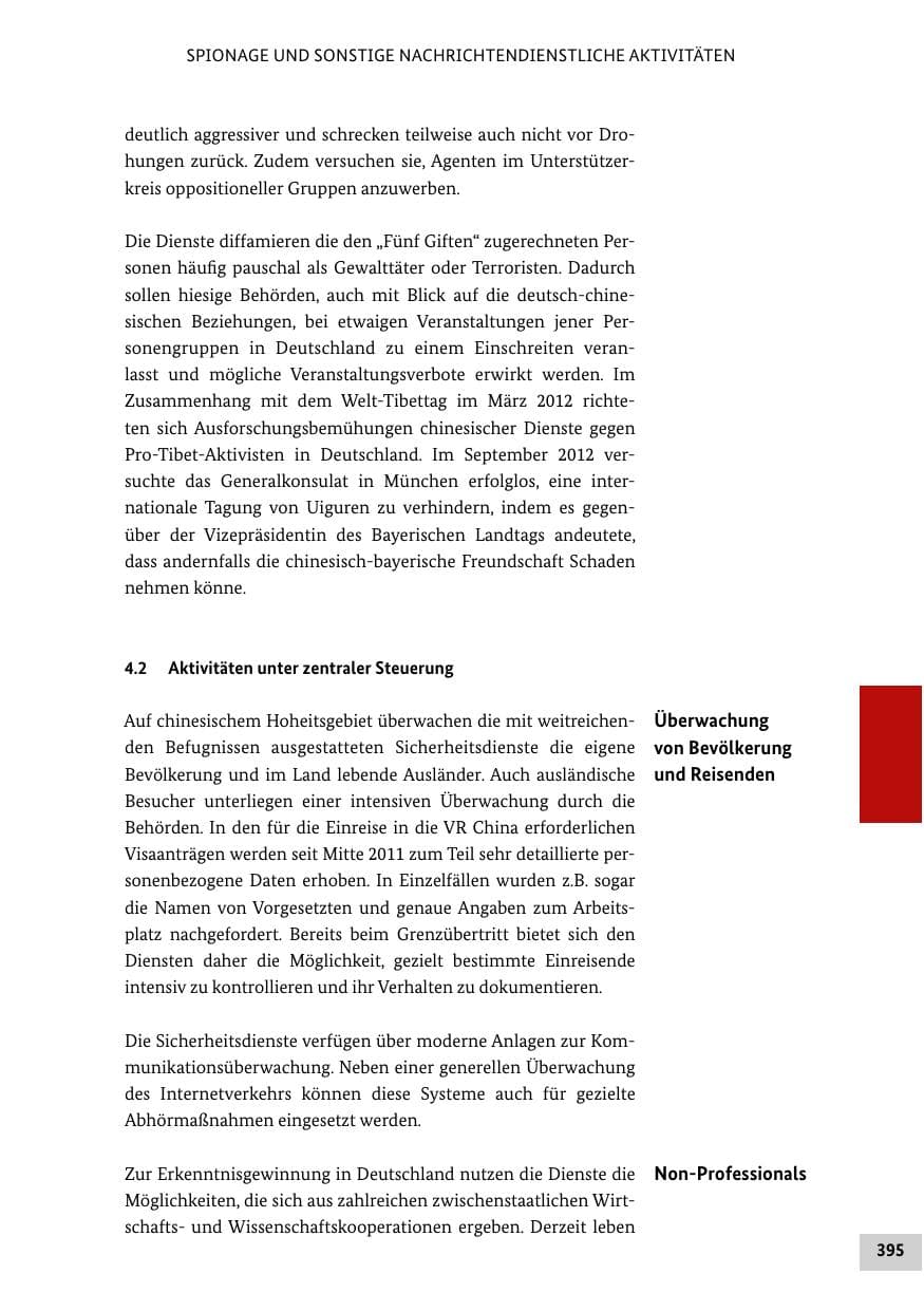 Seite 394 des Verfassungsschutzbericht 2012 Bund