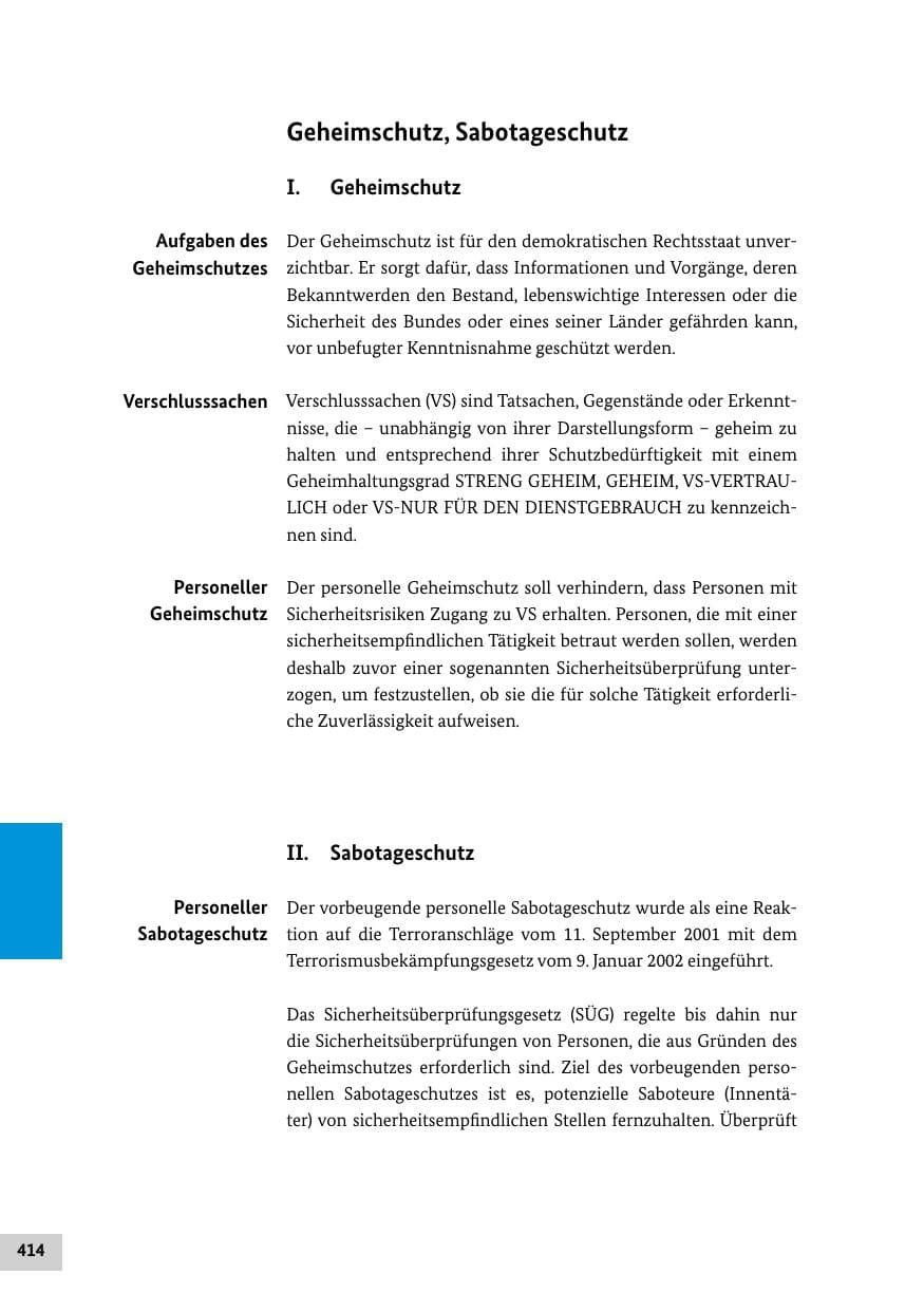 Seite 413 des Verfassungsschutzbericht 2012 Bund
