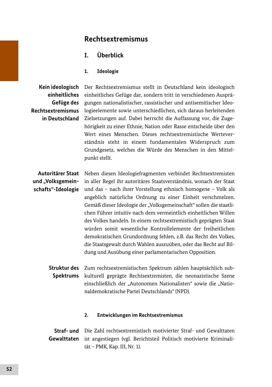 Seite 51 des Verfassungsschutzbericht 2012 Bund