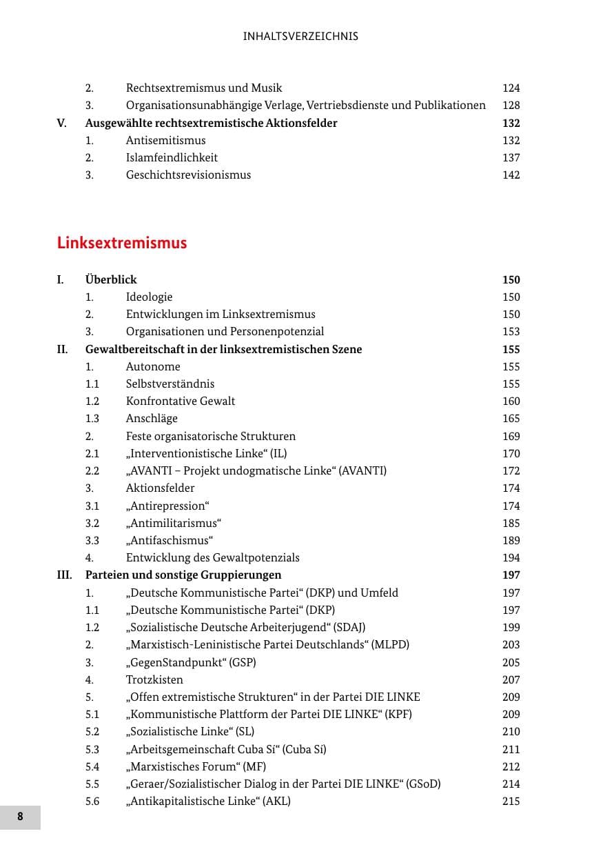 Seite 7 des Verfassungsschutzbericht 2012 Bund