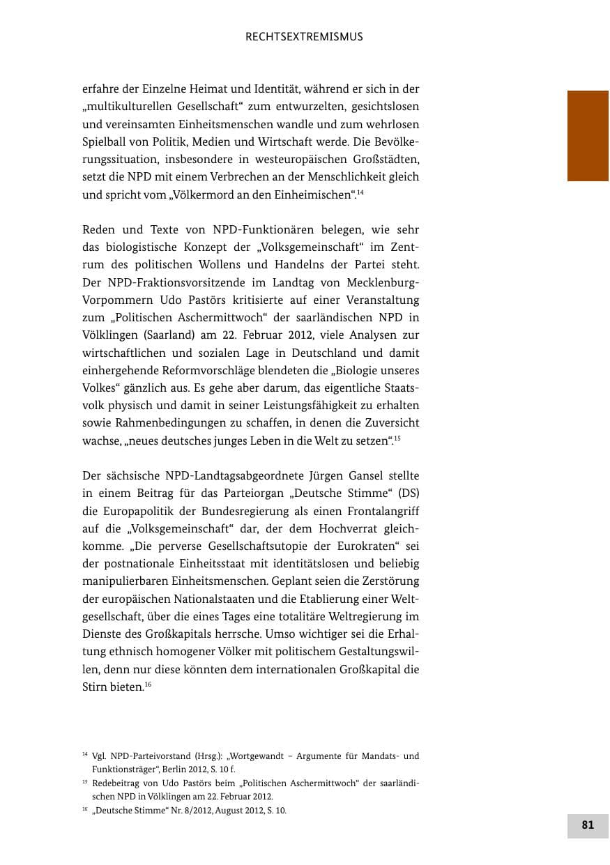Seite 80 des Verfassungsschutzbericht 2012 Bund