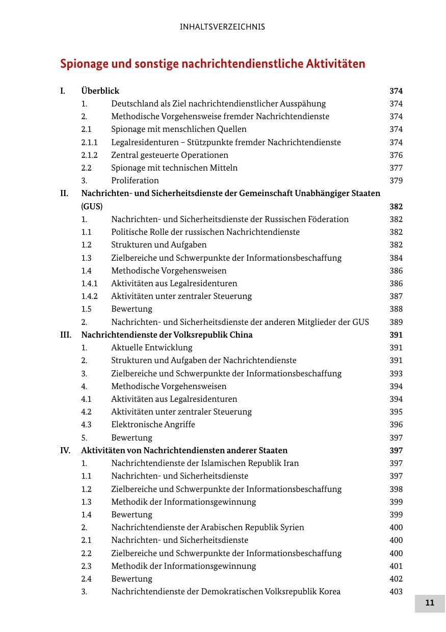 Seite 10 des Verfassungsschutzbericht 2012 Bund