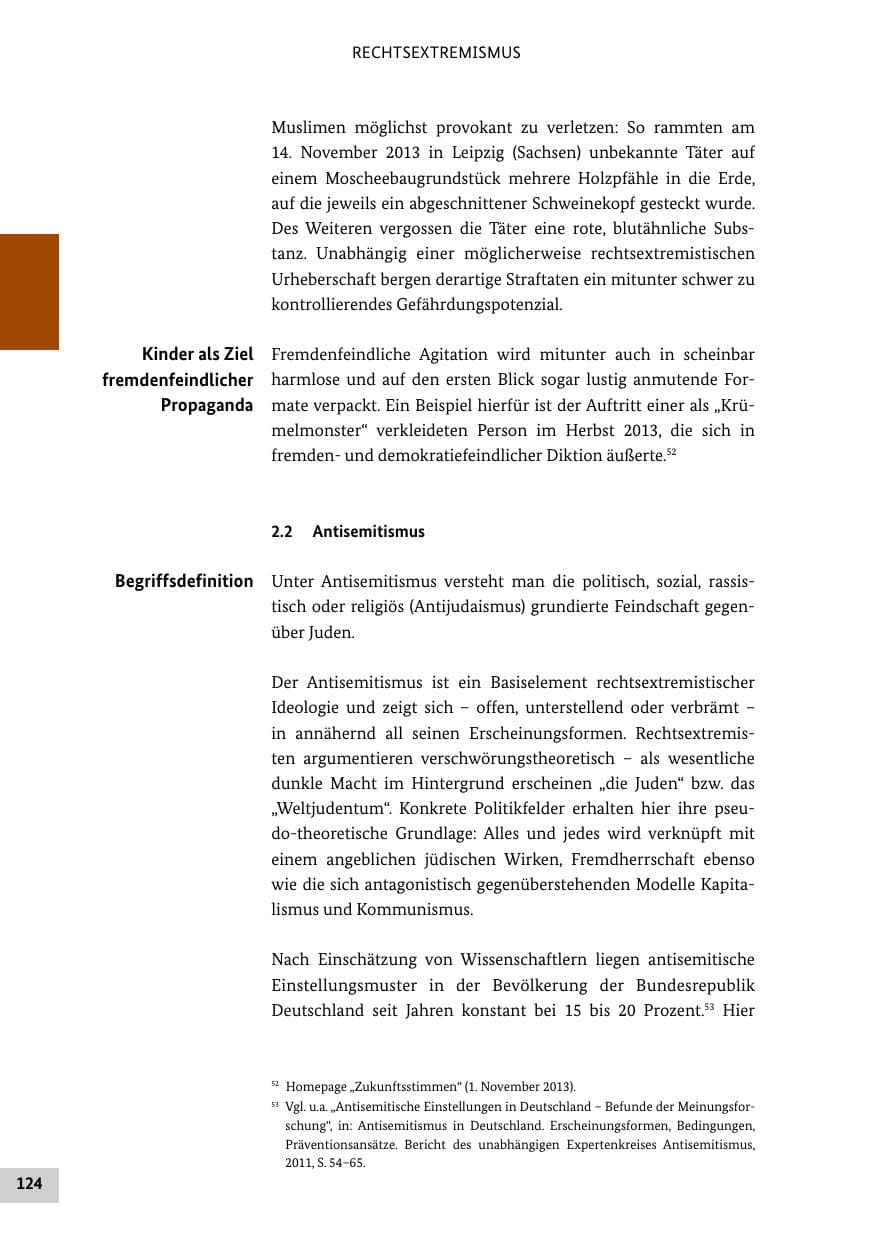 Seite 123 des Verfassungsschutzbericht 2013 Bund