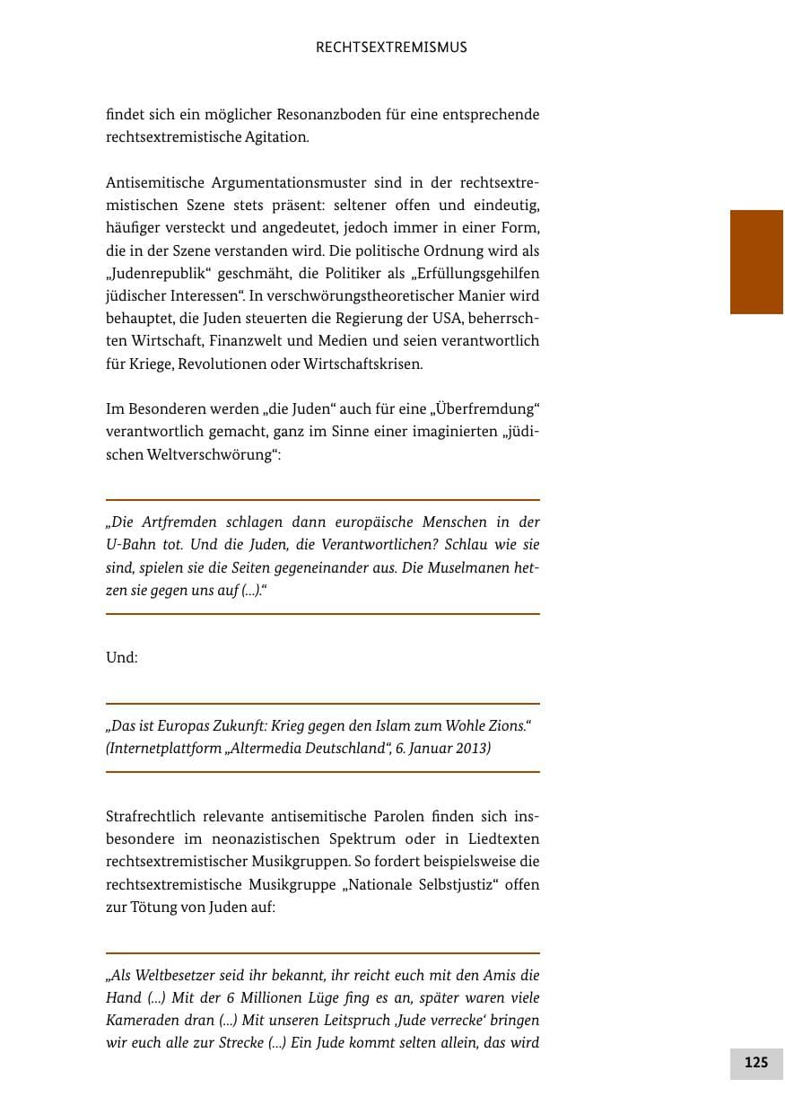 Seite 124 des Verfassungsschutzbericht 2013 Bund