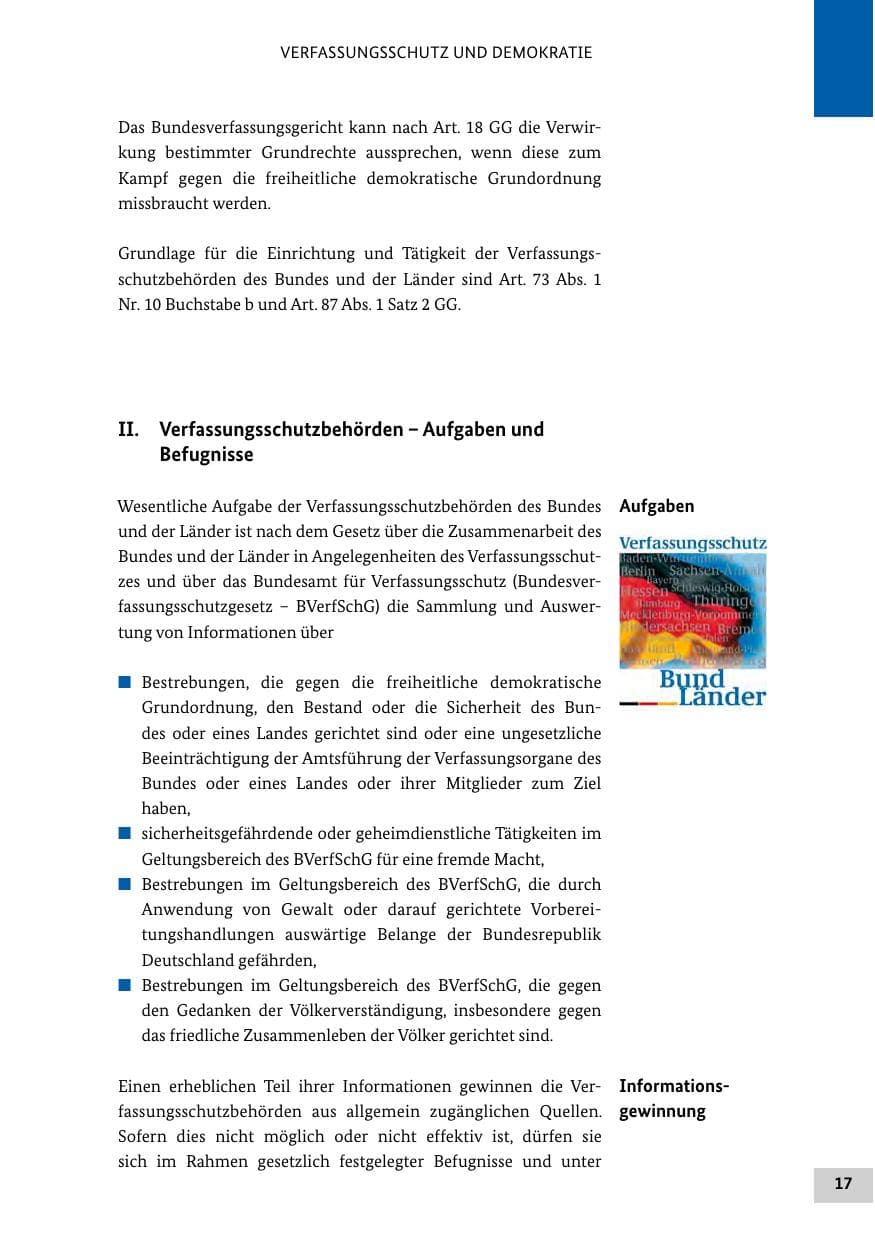 Seite 16 des Verfassungsschutzbericht 2013 Bund
