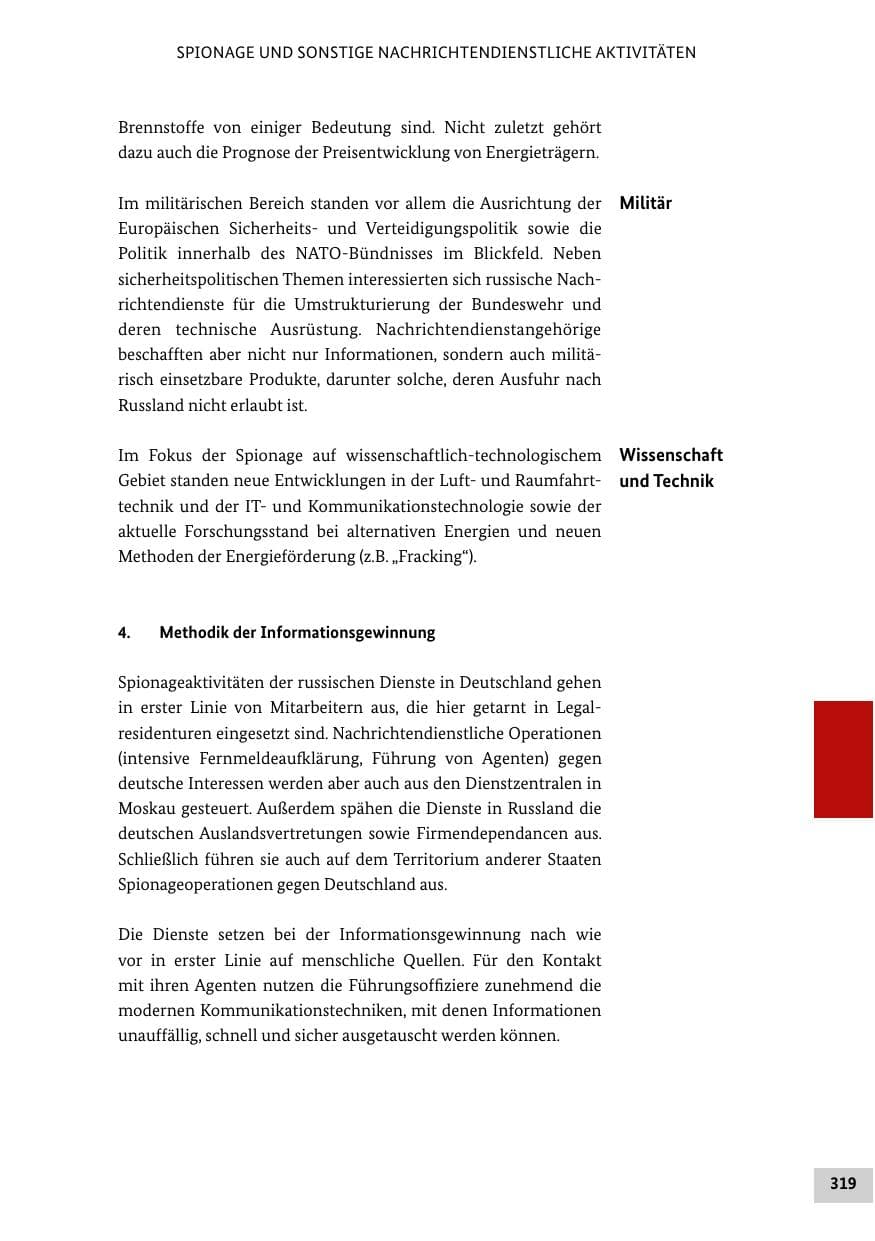 Seite 318 des Verfassungsschutzbericht 2013 Bund