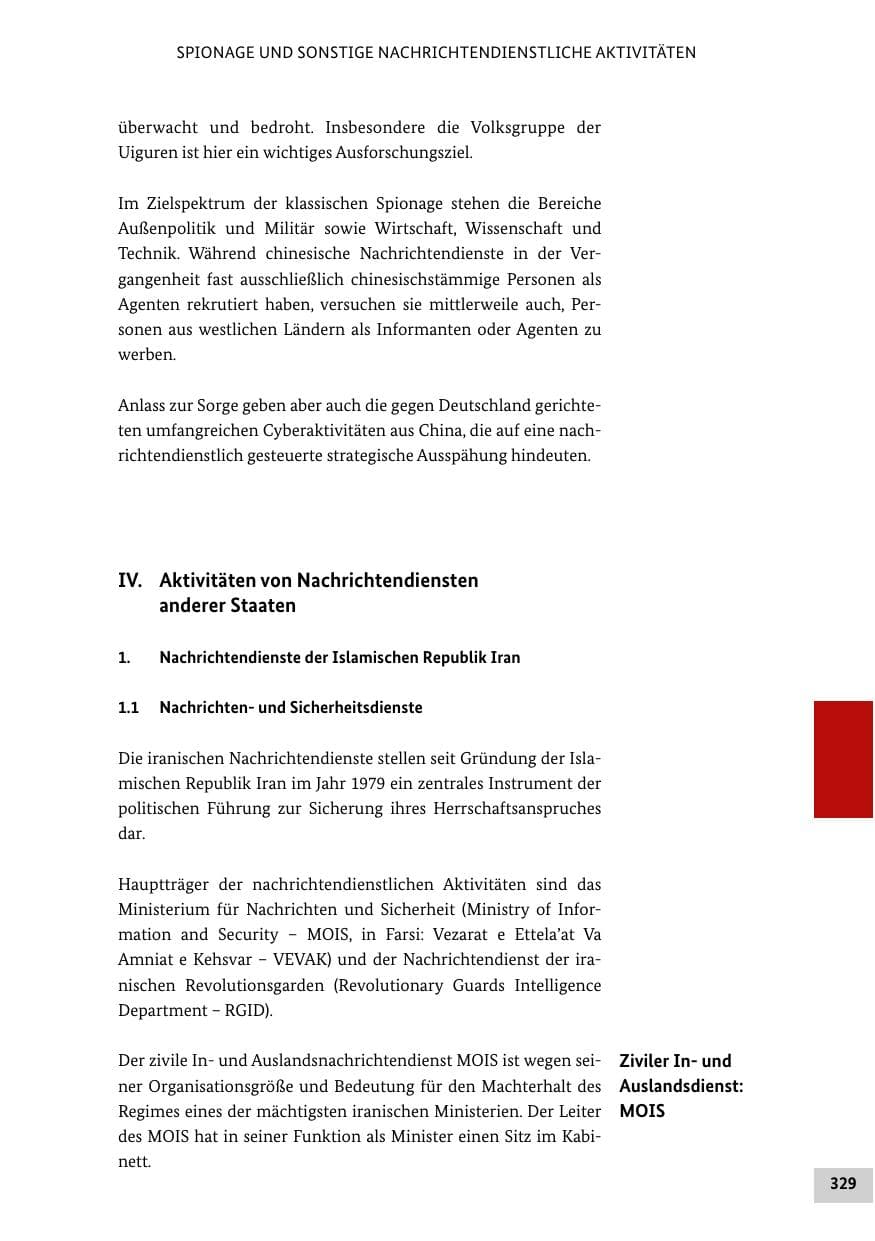 Seite 328 des Verfassungsschutzbericht 2013 Bund
