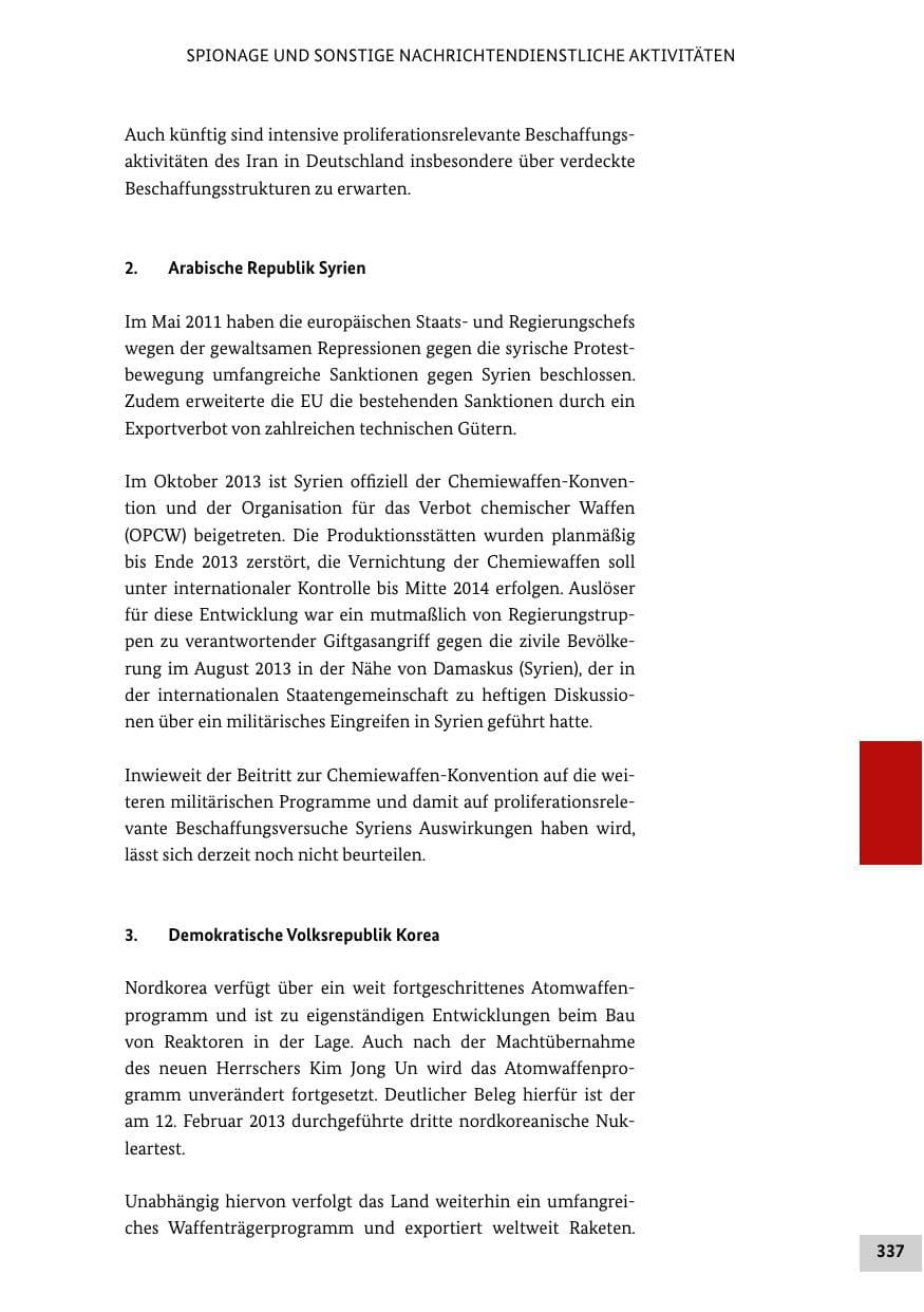 Seite 336 des Verfassungsschutzbericht 2013 Bund