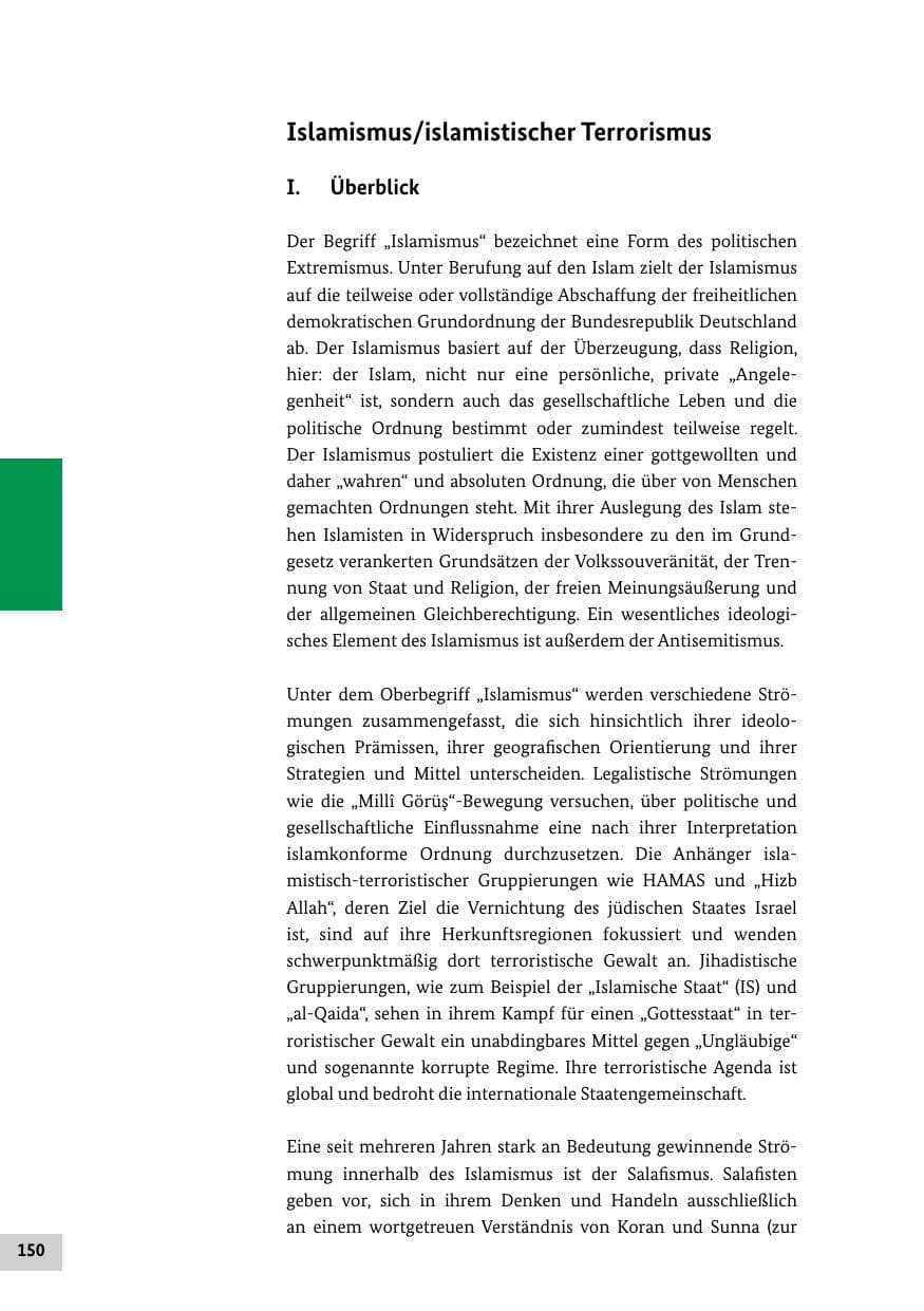 Seite 149 des Verfassungsschutzbericht 2015 Bund
