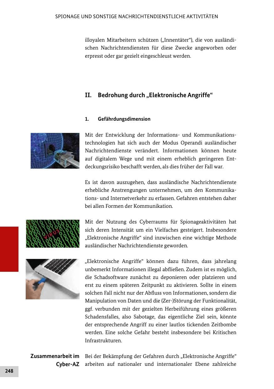 Seite 247 des Verfassungsschutzbericht 2015 Bund