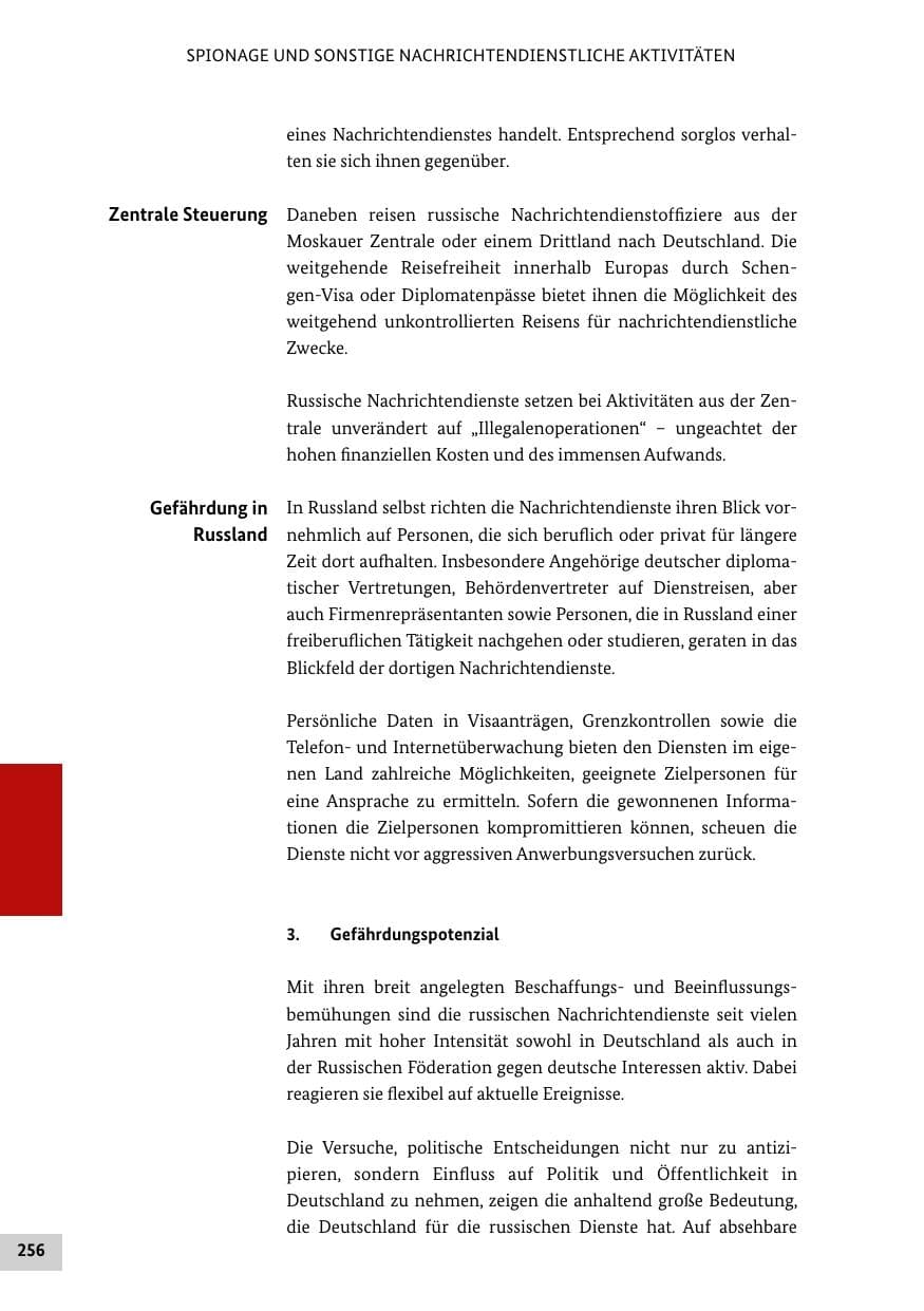 Seite 255 des Verfassungsschutzbericht 2015 Bund