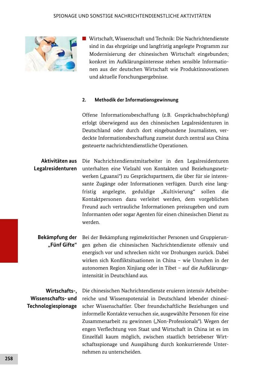 Seite 257 des Verfassungsschutzbericht 2015 Bund
