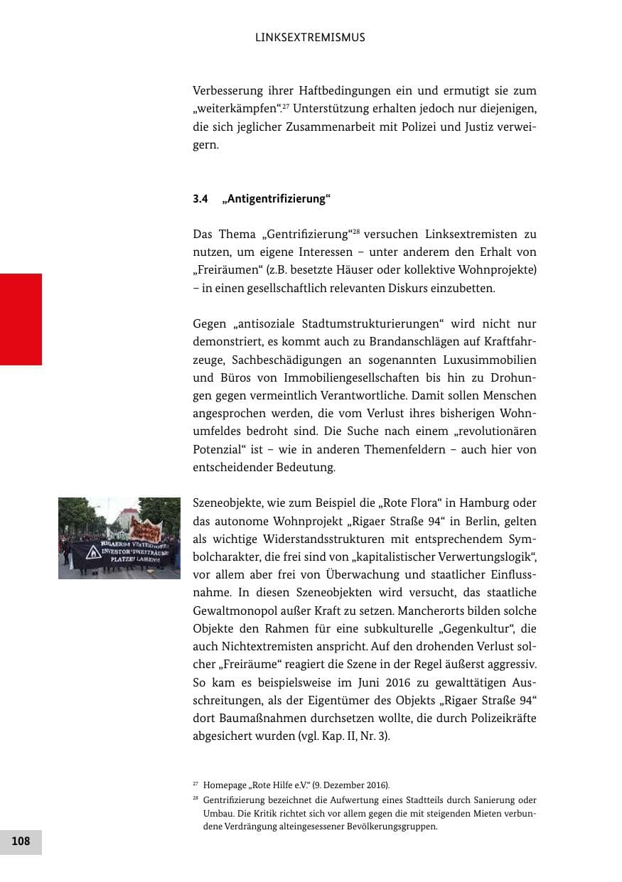 Seite 107 des Verfassungsschutzbericht 2016 Bund