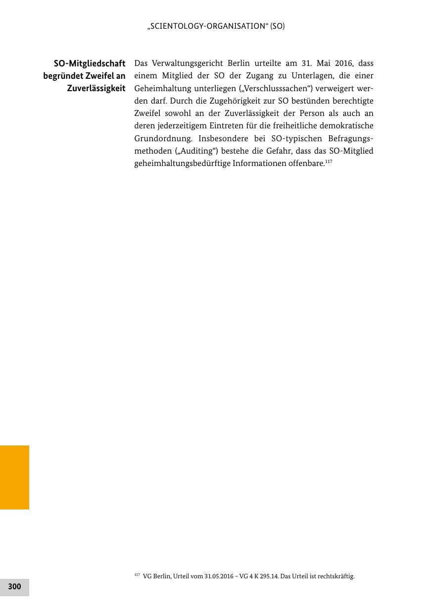 Seite 299 des Verfassungsschutzbericht 2016 Bund