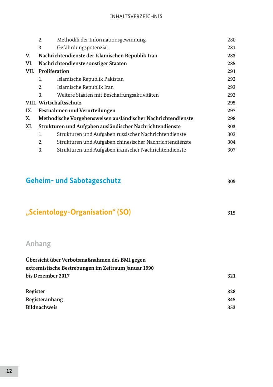 Seite 11 des Verfassungsschutzbericht 2017 Bund