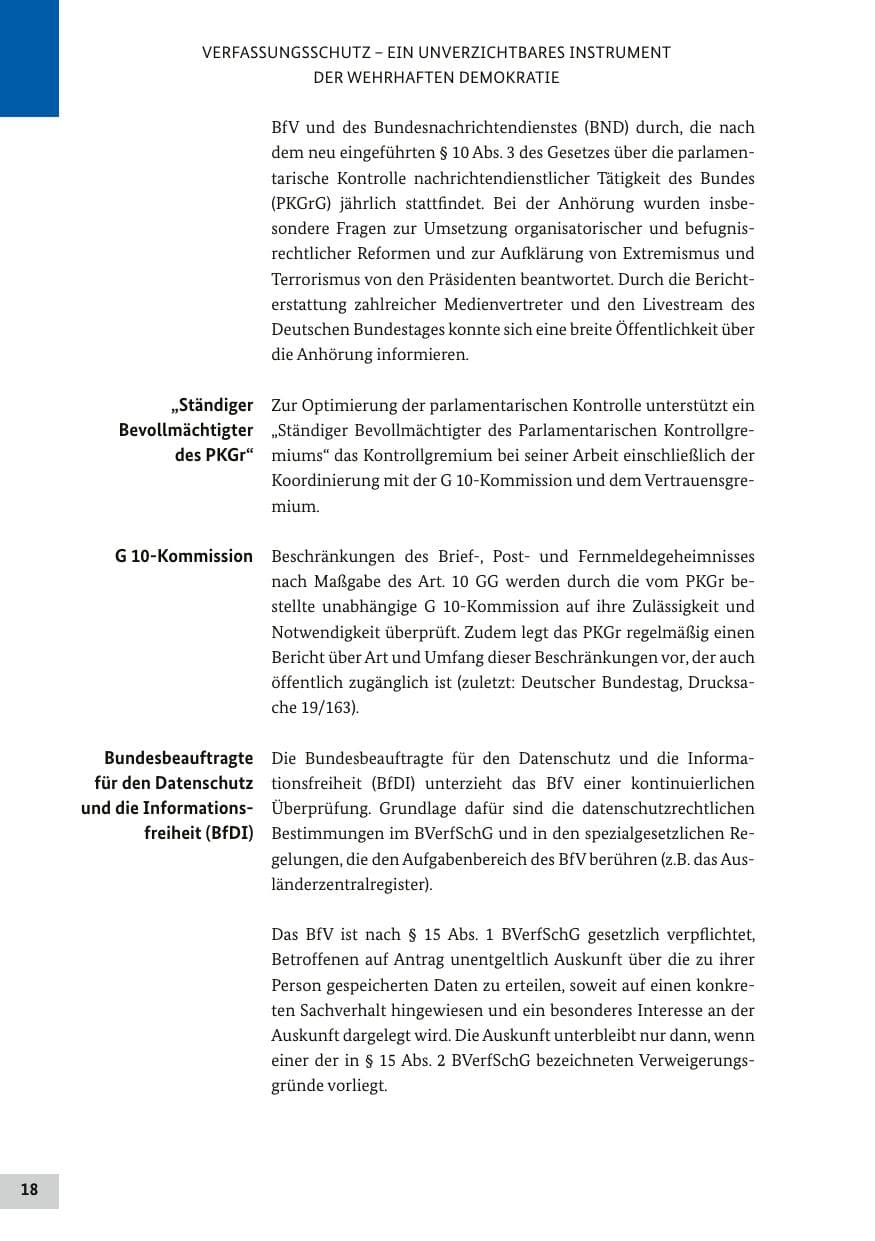 Seite 17 des Verfassungsschutzbericht 2017 Bund