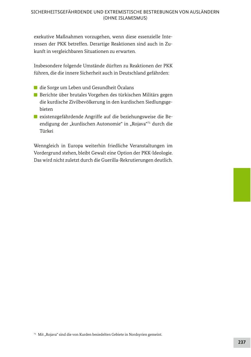 Seite 236 des Verfassungsschutzbericht 2017 Bund