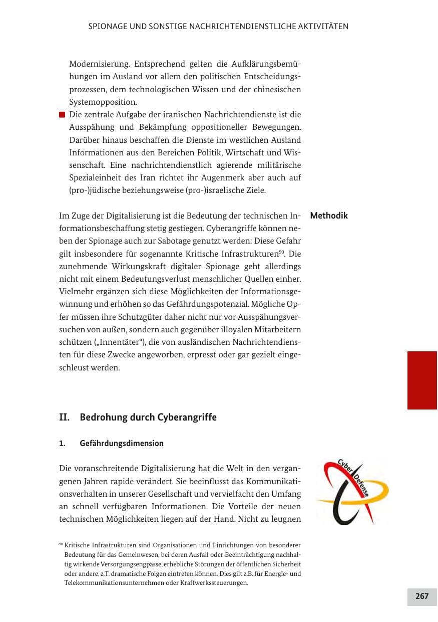 Seite 266 des Verfassungsschutzbericht 2017 Bund